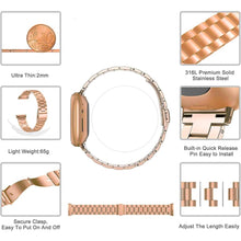 Load image into Gallery viewer, Fitbit Versa 3 Strap Steel Hocolike (RoseGold) - RoseGold