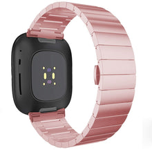 Load image into Gallery viewer, Fitbit Versa 3 Strap Steel Link Bracelet (RoseGold)