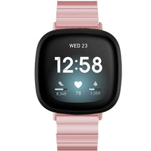 Load image into Gallery viewer, Fitbit Versa 3 Strap Steel Link Bracelet (RoseGold)