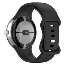 Load image into Gallery viewer, Google Pixel Watch 3 45mm Silicone Strap (Black) - Google