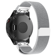 Load image into Gallery viewer, Garmin fenix 7X Strap Milanese Loop (Silver) - Garmin fenix