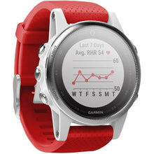 Load image into Gallery viewer, Garmin fenix 6 Strap QuickFit Silicone (Red) - Red / Garmin