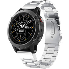 Load image into Gallery viewer, Garmin fenix 7 Strap Steel Hocolike (Silver) - Garmin fenix
