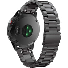 Load image into Gallery viewer, Garmin fenix 6 Strap Steel Hocolike (Black) - Black
