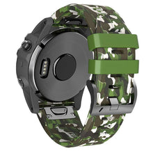 Load image into Gallery viewer, Garmin fenix 6X QuickFit Camouflage Strap(Camouflage_Green)