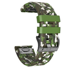 Load image into Gallery viewer, Garmin fenix 7X Sport Strap (Camouflage_Green) - Garmin