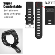 Load image into Gallery viewer, Garmin Fenix 7X Pro Strap - Garmin Fenix 7X Pro / Silicone