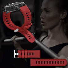 Load image into Gallery viewer, Garmin fenix 7X Silicone Strap (Red) - Garmin fenix 7X