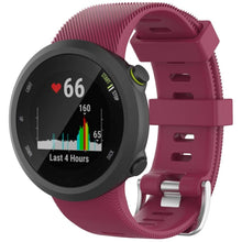 Load image into Gallery viewer, Garmin Forerunner 45 Silicone Strap(Maroon) - Maroon