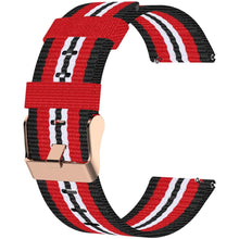 Load image into Gallery viewer, Garmin Venu 2 Plus Nylon Strap (Black/Red) - Garmin Venu 2