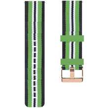 Load image into Gallery viewer, Garmin Venu 2 Plus Nylon Strap (Black/Lime) - Garmin Venu 2