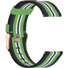 Load image into Gallery viewer, Garmin Venu 2 Plus Nylon Strap (Black/Lime) - Garmin Venu 2