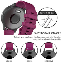 Load image into Gallery viewer, Garmin Venu 2 Strap Quick Release Silicone (Maroon)