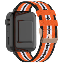 Load image into Gallery viewer, Garmin Vivoactive 4S Nylon Strap(Black/Orange)