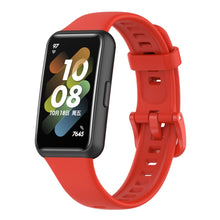 Load image into Gallery viewer, Huawei Band 7 Strap - Huawei Band 7 / Silicone Strap / Red