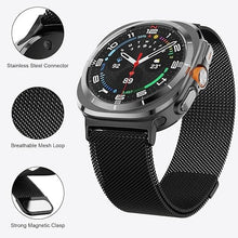 Load image into Gallery viewer, Samsung Galaxy Watch Ultra Milanese Loop Strap (Black)