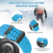 Load image into Gallery viewer, Samsung Galaxy Watch Ultra Silicone Strap (LightBlue)