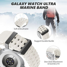 Load image into Gallery viewer, Samsung Galaxy Watch Ultra Silicone Strap (White) - Samsung