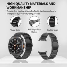 Load image into Gallery viewer, Samsung Galaxy Watch Ultra Stainless Steel Strap (Black)