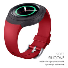 Load image into Gallery viewer, Samsung Gear S2 Strap Sport Silicone (Red) - Red / Samsung