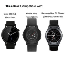 Load image into Gallery viewer, Samsung Gear S2 Classic Strap PU Leather (Black) - Black