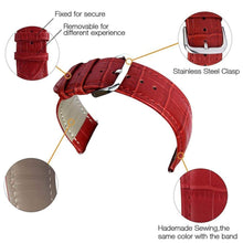 Load image into Gallery viewer, Samsung Gear S2 Classic Strap PU Leather (Red) - Red