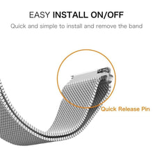 Load image into Gallery viewer, Samsung Galaxy Watch 4 Classic Strap Milanese Loop (Silver)