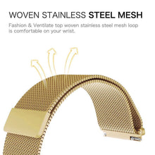 Load image into Gallery viewer, Samsung Galaxy Watch 4 Classic Strap Milanese Loop (Gold)