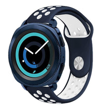 Load image into Gallery viewer, Samsung Gear S2 Classic Strap Sport Silicone (Navy/White)