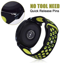Load image into Gallery viewer, Samsung Gear S2 Classic Strap Sport Silicone (Black/Volt)