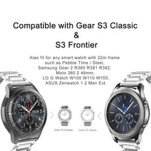Load image into Gallery viewer, Samsung Gear S3 Strap Steel Hocolike (Silver) - Silver