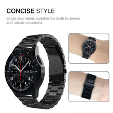 Load image into Gallery viewer, Samsung Gear S3 Strap Steel Hocolike (Black) - Black