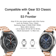 Load image into Gallery viewer, Samsung Gear S3 Strap Steel Hocolike (RoseGold) - RoseGold