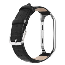 Load image into Gallery viewer, Xiaomi Mi Band 4 Strap PU Leather (Black) - Black / Xiaomi