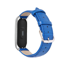 Load image into Gallery viewer, Xiaomi Mi Band 5 Strap PU Leather (Blue) - Blue / Xiaomi Mi