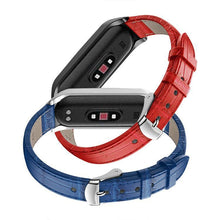 Load image into Gallery viewer, Xiaomi Mi Band 5 Strap PU Leather (Blue) - Blue / Xiaomi Mi