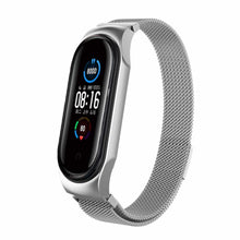 Load image into Gallery viewer, Xiaomi Mi Band 5 Strap Milanese Loop (Silver) - Silver