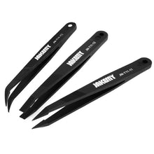 Load image into Gallery viewer, Anti-static Carbon Fiber Tweezers (3 piece)