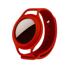 Load image into Gallery viewer, Apple Air Tag Wrist Strap for Kids - Maroon