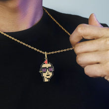 Load image into Gallery viewer, Big Daddy Iced Out Cryptopunk NFT Pendant #2 - Limited