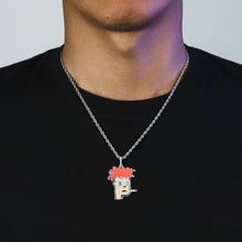 Load image into Gallery viewer, Big Daddy Iced Out Cryptopunk NFT Pendant #5 - Limited