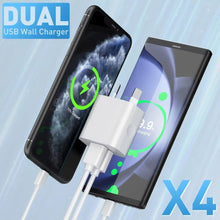 Load image into Gallery viewer, Dual USB Power Adapter Wall Plug (NZ / AUS)