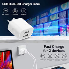 Load image into Gallery viewer, Dual USB Power Adapter Wall Plug (NZ / AUS)