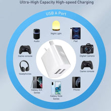 Load image into Gallery viewer, Dual USB Power Adapter Wall Plug (NZ / AUS)