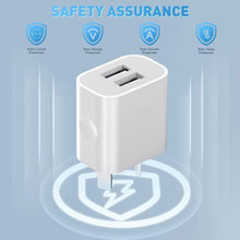Load image into Gallery viewer, Dual USB Power Adapter Wall Plug (NZ / AUS)