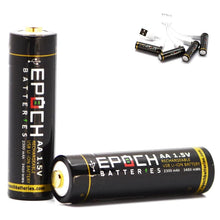 Load image into Gallery viewer, Epoch AA 1.5V 2300mAh USB Protected Li-ion Battery - 4 Pack