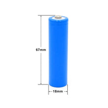 Load image into Gallery viewer, 18650 2000mAh 3.7V Rechargeable 18650 Li-ion Battery