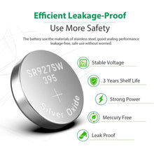 Load image into Gallery viewer, Koonenda 399 / 395 / SR927/W/SW Watch Batteries (10 Pack)
