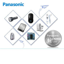 Load image into Gallery viewer, Panasonic CR2450 Watch Batteries (5 Pack)