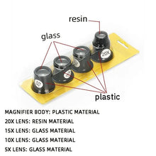 Load image into Gallery viewer, Precision Magnifying Glass Set (x4)